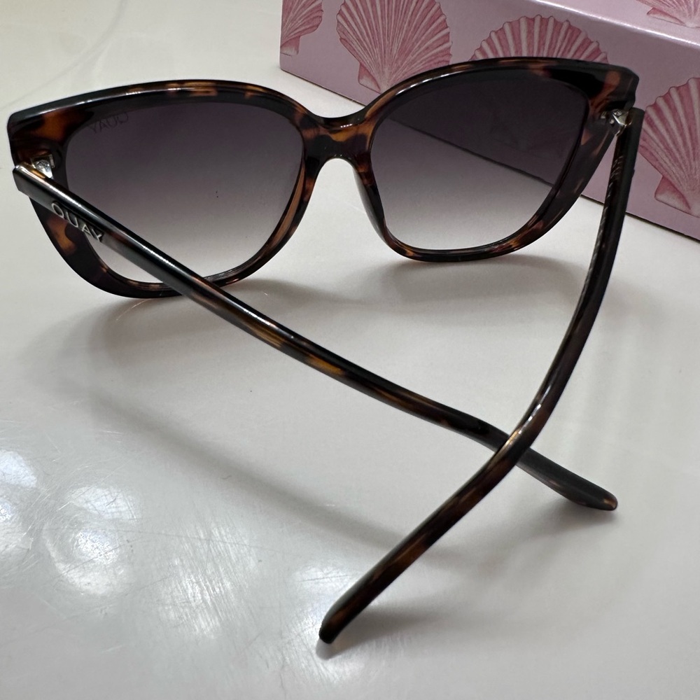 Quay Australia Ever After Tortoise Shell Sunglasses - Picture 3 of 5